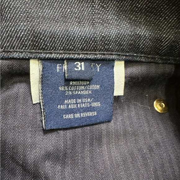 Fidelity Denim Men’s 31 Waist Dark Wash Impala Straight Leg Jean - Picture 8 of 9